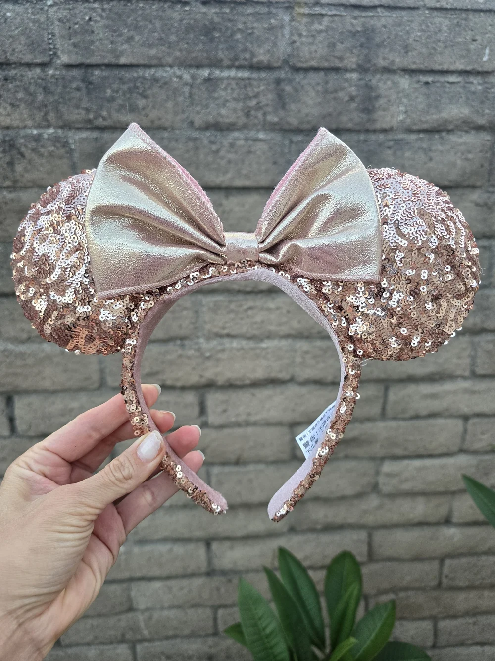 Pink Sparkly MICKEY MOUSE EARS. ♡